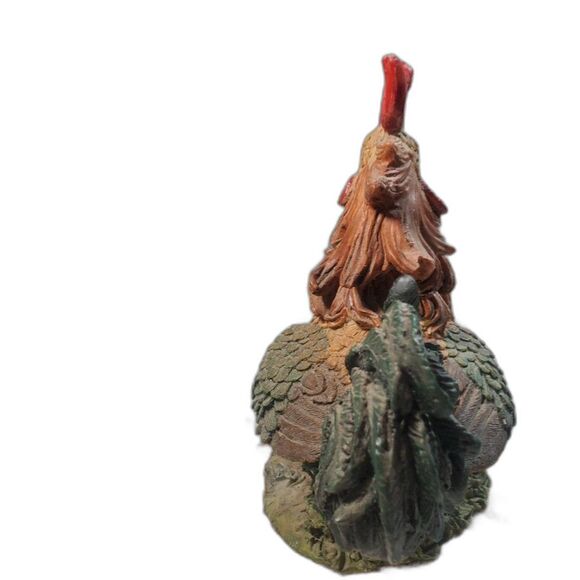 Resin Rooster Figurine Small and Multi-Color Hand-Painted - Picture 3 of 5